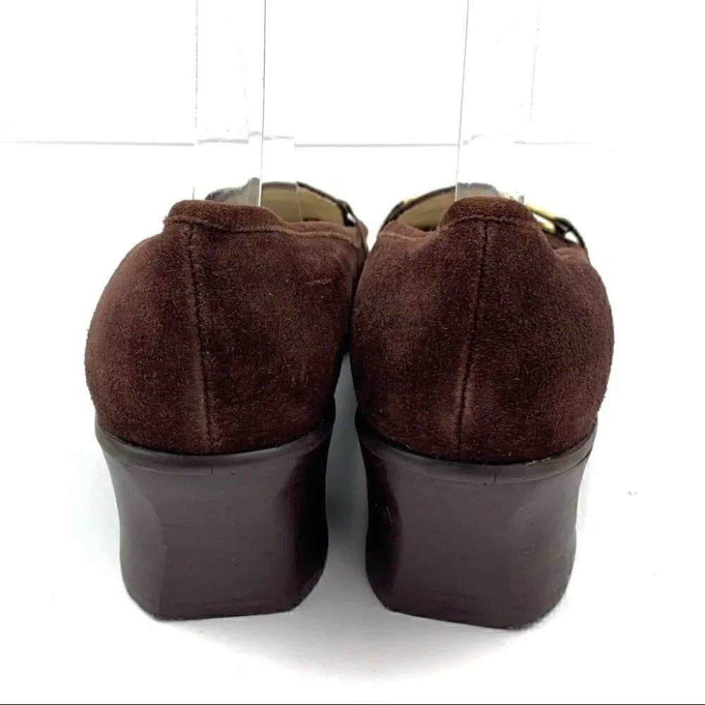 Circa Joan & david heels 8.5 Cjnadina brown suede